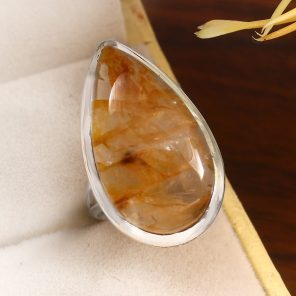 Rutile Size US 5 925 Sterling Silver Ring (RS17-340)