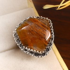 Rutile Size US 5 925 Sterling Silver Ring (RS17-389)
