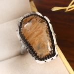 Rutile Size US 10 925 Sterling Silver Ring (RS17-391)