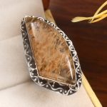 Rutile Size US 9 925 Sterling Silver Ring (RS17-373)