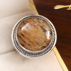 Rutile Size US 7 925 Sterling Silver Ring (RS17-383)