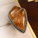 Rutile Size US 6 925 Sterling Silver Ring (RS17-385)