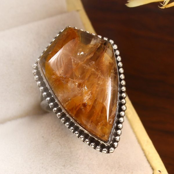 Rutile Size US 6 925 Sterling Silver Ring (RS17-385)