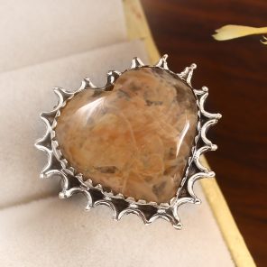 Rutile Size US 11 925 Sterling Silver Ring (RS17-361)