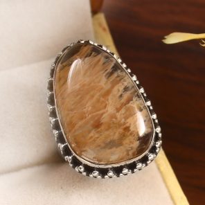 Rutile Size US 6 925 Sterling Silver Ring (RS17-386)