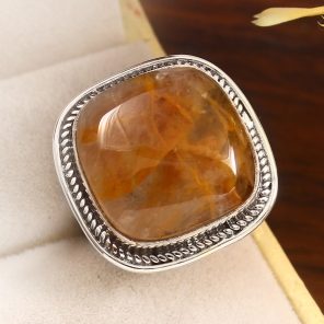 Rutile Size US 6 925 Sterling Silver Ring (RS17-387)