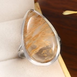 Rutile Size US 11 925 Sterling Silver Ring (RS17-346)