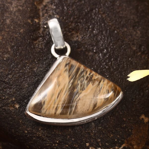 Rutile 1" 925 Sterling Silver Pendant (RS17-402)