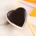 Black Onyx Size US 6 925 Sterling Silver Ring (REXT87-92)