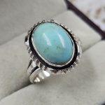 Arizona Turquoise 925 Sterling Silver Ring (REXT90-4)