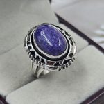 Charoite 925 Sterling Silver Ring (REXT94-3)