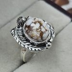 Wild Horse Jasper 925 Sterling Silver Ring (REXT93-11)