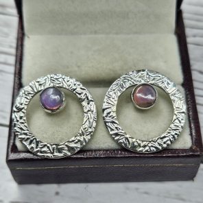 Aurora Opal 925 Sterling Silver Stud Earring (REXT56-159)