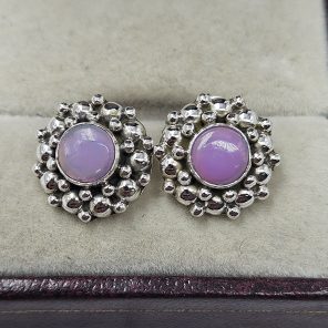 Aurora Opal 925 Sterling Silver Stud Earring (REXT56-161)