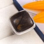 Picasso Jasper Size US 5 925 Sterling Silver Ring (REXT61-138)