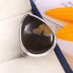 Picasso Jasper Size US 11 925 Sterling Silver Ring (REXT61-142)