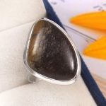 Picasso Jasper Size US 10 925 Sterling Silver Ring (REXT61-141)
