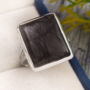 Picasso Jasper Size US 9 925 Sterling Silver Ring (REXT61-131)