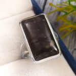 Picasso Jasper Size US 8 925 Sterling Silver Ring (REXT61-130)