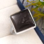Picasso Jasper Size US 10 925 Sterling Silver Ring (REXT61-133)
