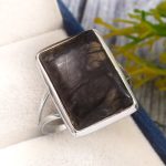 Picasso Jasper Size US 11 925 Sterling Silver Ring (REXT61-135)