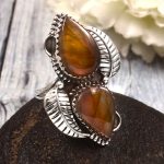 Purple Labradorite Size US 10 925 Sterling Silver Ring (RS105-659)