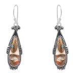 Spiny Oyster Turquoise 1.75â€³ 925 Sterling Silver Earring (REXT62-209)
