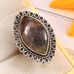 Copper Chrysocolla Size US 7 925 Sterling Silver Ring (REXT79-27)
