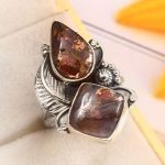 Copper Chrysocolla Size US 7 925 Sterling Silver Ring (REXT79-39)