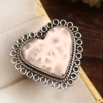 Pink Larimar Size US 8 925 Sterling Silver Ring (REXT72-239)
