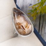 Wild Horse Jasper Size US 12 925 Sterling Silver Ring (REXT61-124)