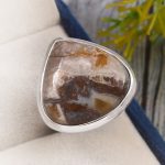 Wild Horse Jasper Size US 7 925 Sterling Silver Ring (REXT61-128)