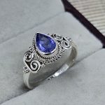 Tanzanite 925 Sterling Silver Ring (REXT45-23)