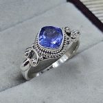 Tanzanite 925 Sterling Silver Ring (REXT45-21)