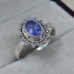 Tanzanite 925 Sterling Silver Ring (REXT45-20)