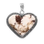 Wild Horse Jasper 2" 925 Sterling Silver Pendant (RS61-426)