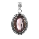 Fluorite 1.5" 925 Sterling Silver Pendant (RS61-476)