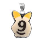 Playboy Pool Ball 1.5â€³ 925 Sterling Silver Pendant (REXT27-212)