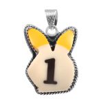 Playboy Pool Ball 1.5â€³ 925 Sterling Silver Pendant (REXT27-215)