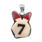 Playboy Pool Ball 1.5â€³ 925 Sterling Silver Pendant (REXT27-218)