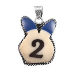 Playboy Pool Ball 1.5â€³ 925 Sterling Silver Pendant (REXT27-219)