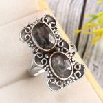 Kyanite Size US 6 925 Sterling Silver Ring (REXT27-225)