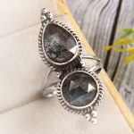 Kyanite Size US 8 925 Sterling Silver Ring (REXT27-237)