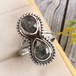 Kyanite Size US 7 925 Sterling Silver Ring (REXT27-229)