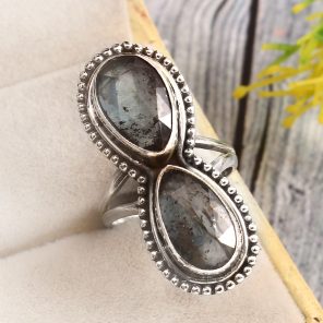 Kyanite Size US 6 925 Sterling Silver Ring (REXT27-227)