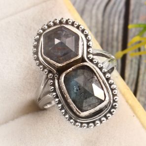 Kyanite Size US 7 925 Sterling Silver Ring (REXT27-234)