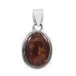 Copper Chrysocolla 1.5â€³ 925 Sterling Silver Pendant (RS5-54)