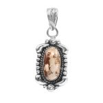 Wild Horse Jasper 1" 925 Sterling Silver Pendant (RS102-75)