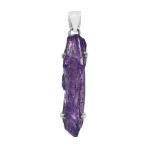Titanium Coated Quartz Cluster 1.5" 925 Sterling Silver Pendant (RS100-210)