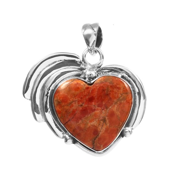 Sponge Coral 1.25" 925 Sterling Silver Pendant (REXT73-292)